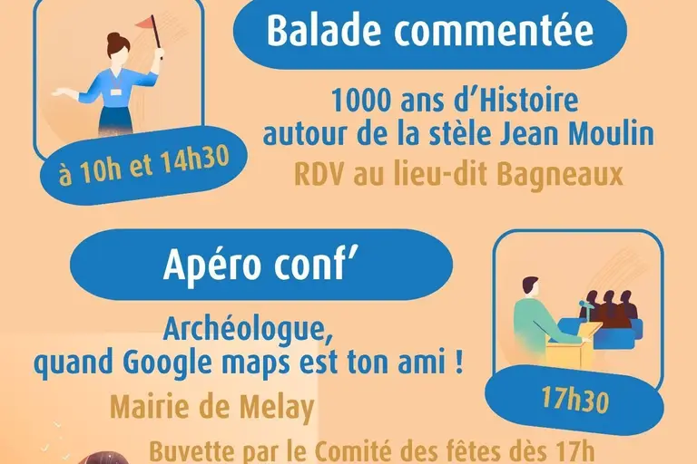 Apéro conf' : Archéologue, quand Google Maps est ton ami ! à Melay